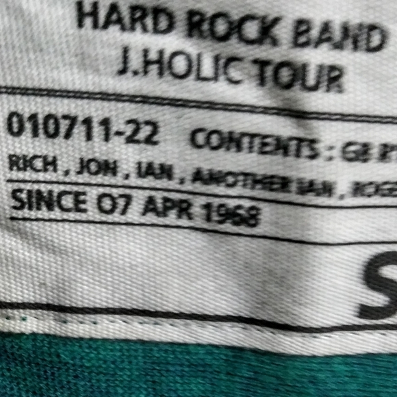 Hard Rock Band J Holic Tour Maxi Dress Sz S - Picture 3 of 3